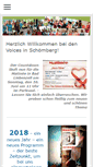Mobile Screenshot of chor-the-voices.de